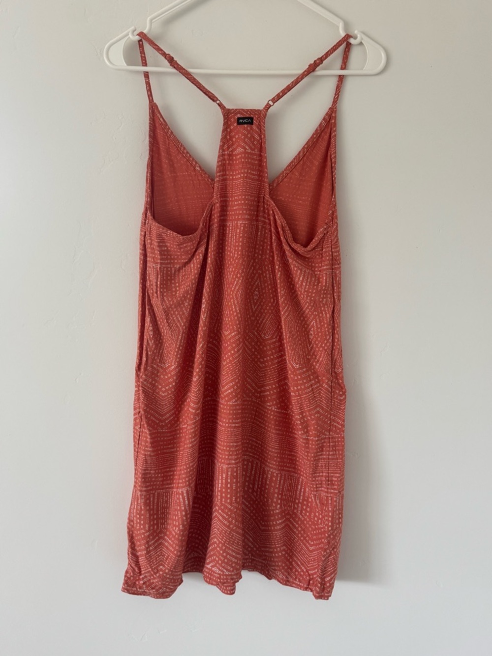 RVCA Rust Red Printed Mini Dress - Picture 3 of 3